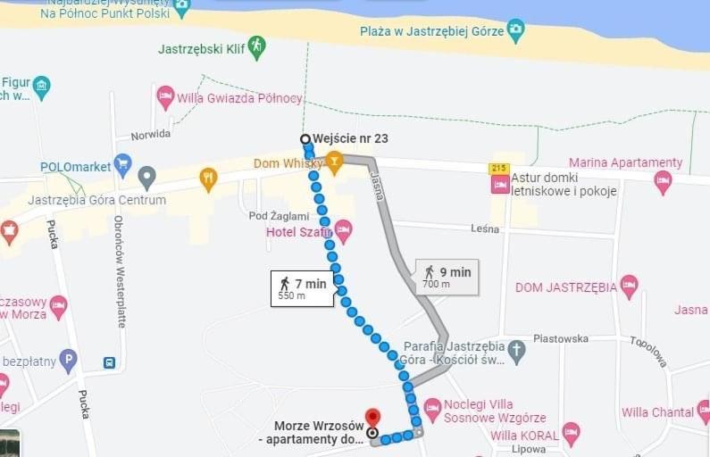 شقة Morze Wrzosow Luxflats Jastrzębia Góra المظهر الخارجي الصورة
